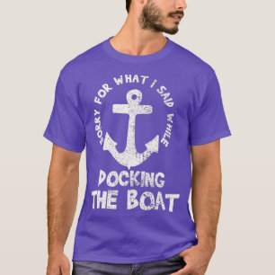 Boating Boat Captain Anchor T-Shirt