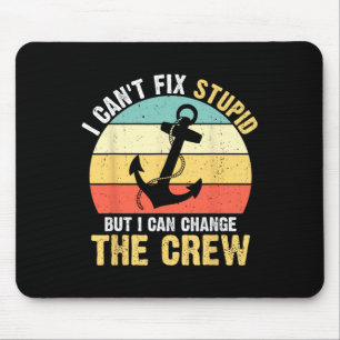 Boating Boat Captain Mouse Pad