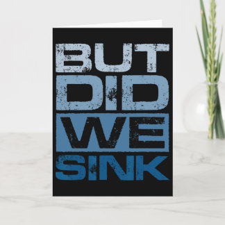 Boating But Did We Sink Pontoon Captain 2  Card