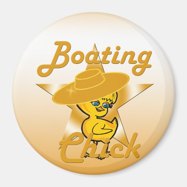 Boating Chick #10 Magnet (Front)