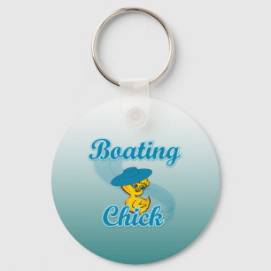 Boating Chick #3 Key Ring