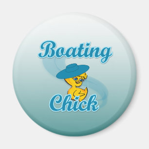 Boating Chick #3 Magnet
