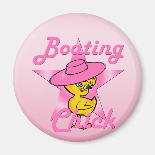 Boating Chick #8 Magnet (Front)