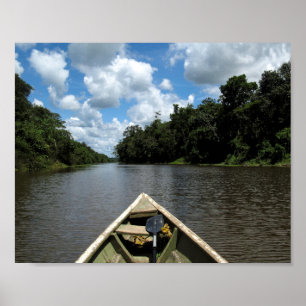 Boating down the Amazon Poster