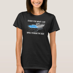 Boating For Men Women Boat Captain Boater Pontoon T-Shirt
