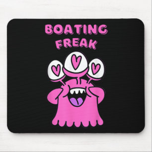 Boating Freak Nautical Sailing Enthusiast Adventur Mouse Pad