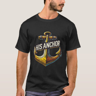 Boating Husband His Anchor Women Matching Couple T-Shirt