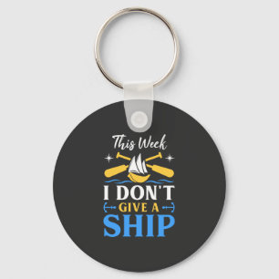 Boating -  I Don't Give A Ship Key Ring