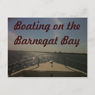 Boating on the Barnegat Bay Postcard