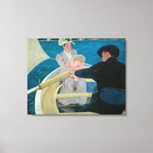 Boating Party by Mary Cassatt, Vintage Fine Art Canvas Print