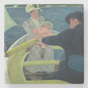 Boating Party Mary Cassatt Stone Coaster