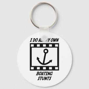 Boating Stunts Key Ring