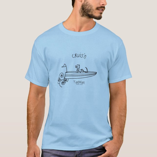 Boating TanMan T-Shirt (Front)