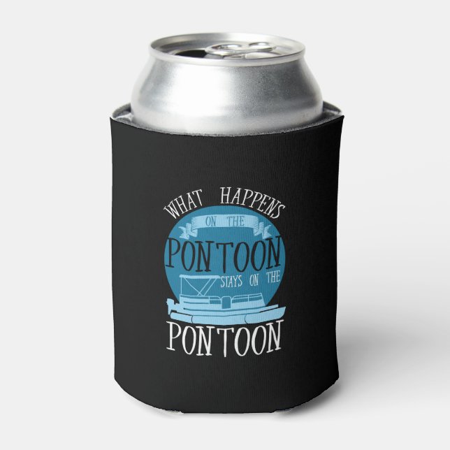 BOATING - What Happens On The Pontoon Can Cooler (Can Front)