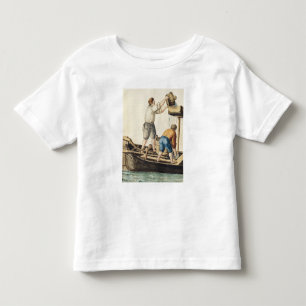 Boatmen Pouring Fresh Water into the Pipelines Toddler T-Shirt