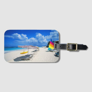 Boats And Beach Chairs Luggage Tag