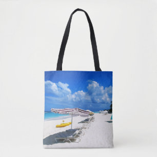 Boats And Beach Chairs Tote Bag
