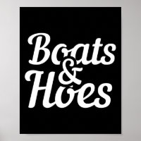 Boats And Hoes Funny Boating Party Gift 