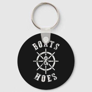 Boats And Hoes Nautical T Shirts For Men Boating G Key Ring