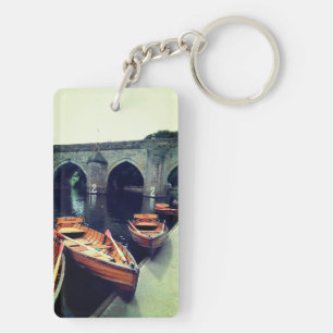Boats ,at Durham river Key Ring