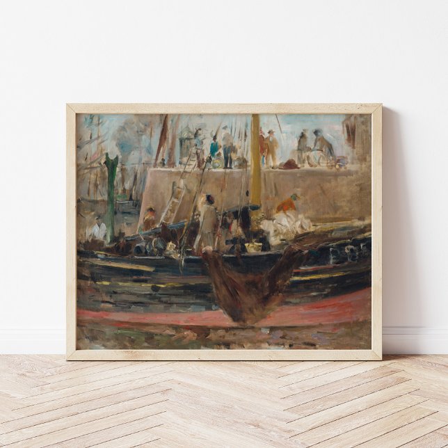 Boats at Quay | Berthe Morisot Poster (Creator Uploaded)