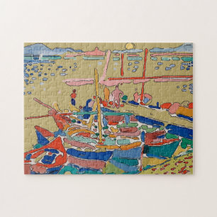Boats at Sunset, Fauvism Jigsaw Puzzle
