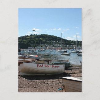 Boats at Teignmouth  Devon UK Postcard