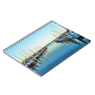 Boats At The Marina by Shirley Taylor Spiral Notebook
