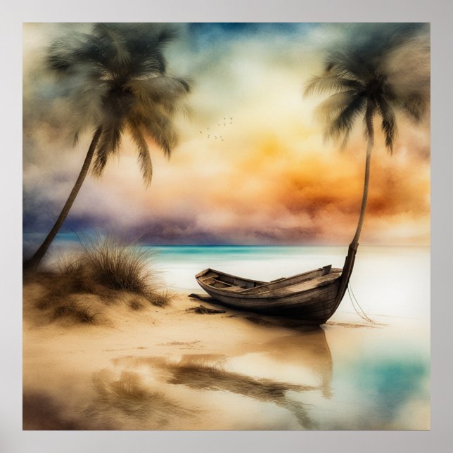 Boats & Beaches - 4 Poster (Front)