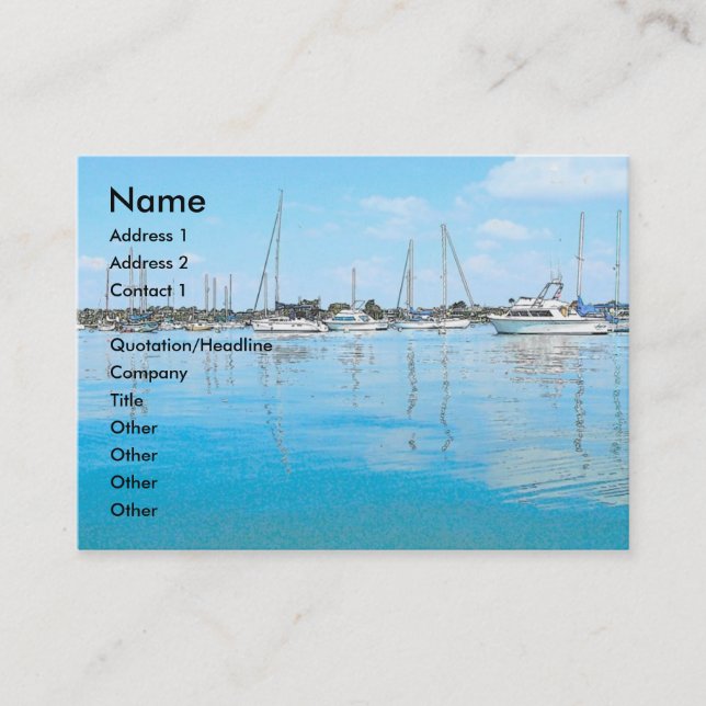 Boats Business Card (Front)