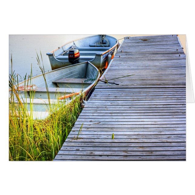 Boats by the Dock (Front Horizontal)