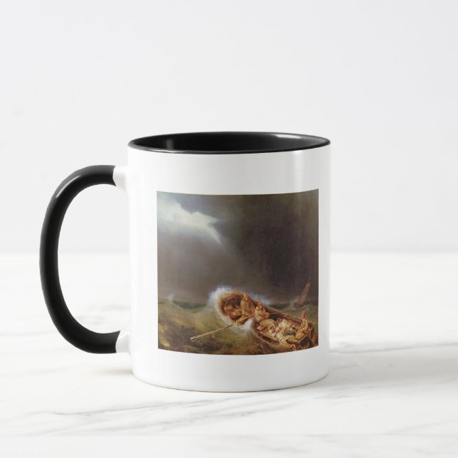 Boats from Dieppe Returning from Fishing Mug (Left)