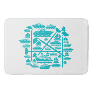 Boats & Hoes Bath Mat