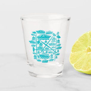 Boats & Hoes Shot Glass