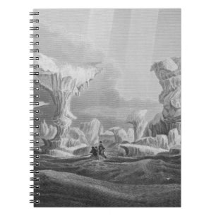 Boats in a Swell Amongst Ice, August 24, 1826, fro Spiral Notebook