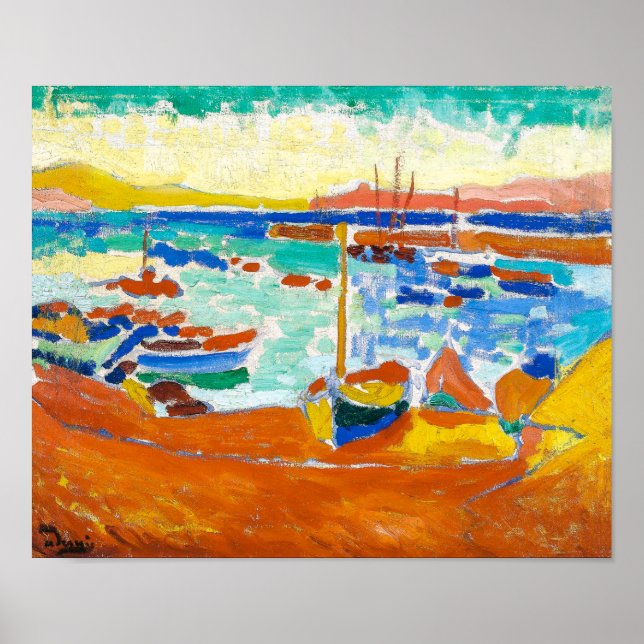 Boats in Collioure | Andre Derain | Poster (Front)