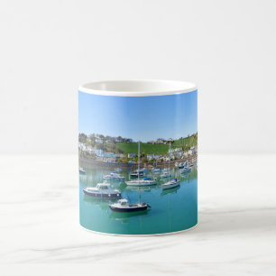 Boats in Gorey harbour Coffee Mug