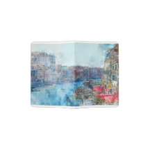 Boats in the Grand Canal in Venice Italy