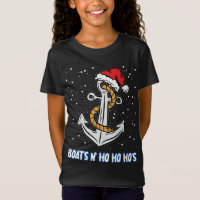 Boats N Ho Ho Hos Christmas Pajama Funny Humour X-
