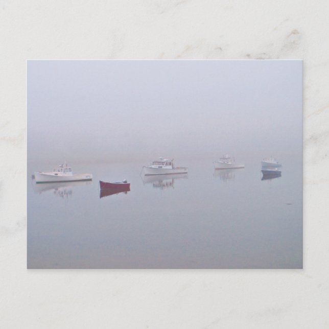 Boats on Cape Porpoise Harbour in Kennebunkport, M Postcard (Front)