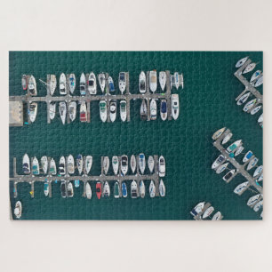 Boats on Lake Michigan Jigsaw Puzzle