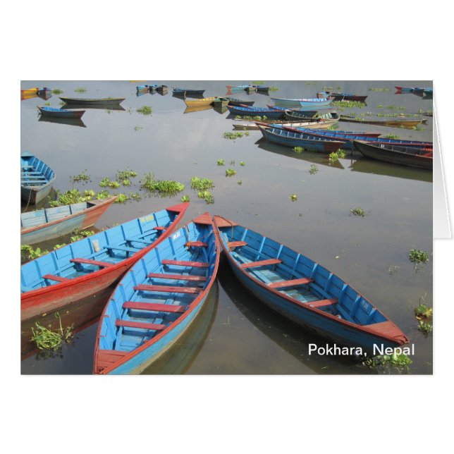 Boats on Phewa Lake (Front Horizontal)