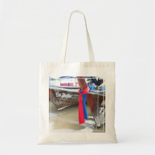 Boats On The Beach   Phi Phi Islands, Thailand Tote Bag