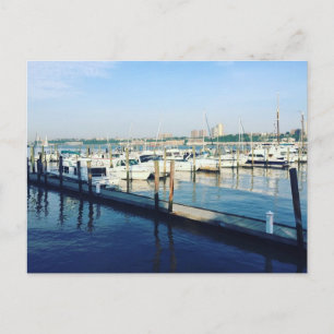 Boats on the Hudson NYC New York Photo Postcard