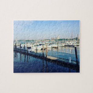Boats on the Hudson River NYC New York City Puzzle