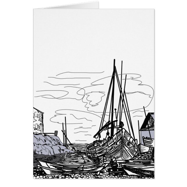 boats on the sea (Front)