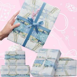 Boats on the Water - Fine Arts Print - Wrapping Paper