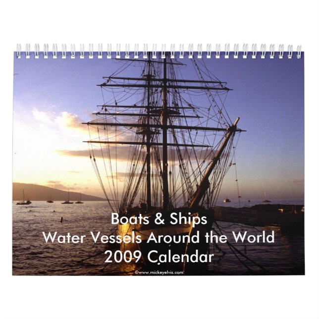 Boats & Ships 2009 Calendar (Cover)