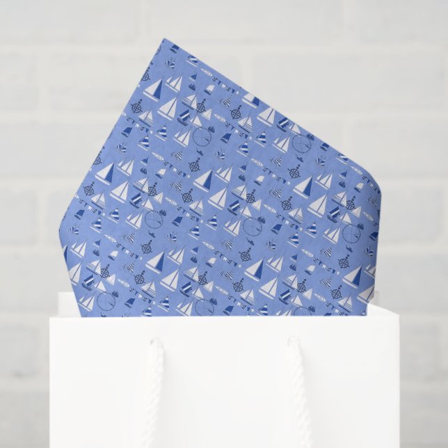 Boats Tissue Paper (Gift Bag)