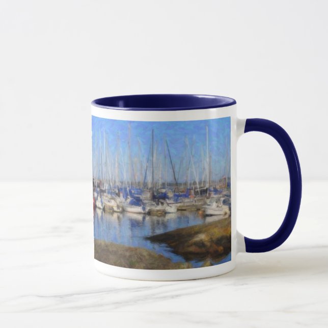 "Boats"  Victoria, BC Mug (Right)
